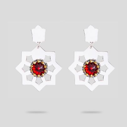 Picture of Red bazm earings