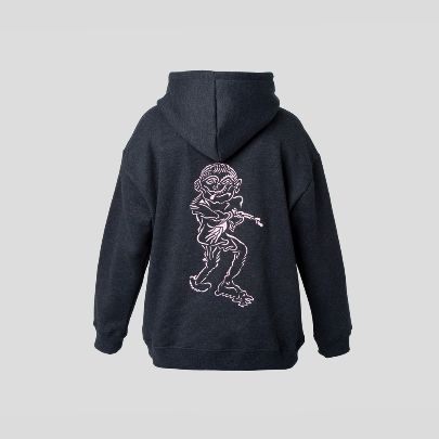 Picture of Grey embroidered hoodie