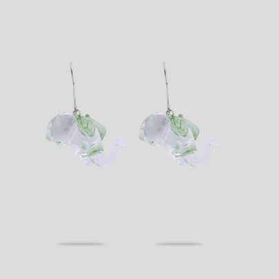 Picture of Bird elephant earrings