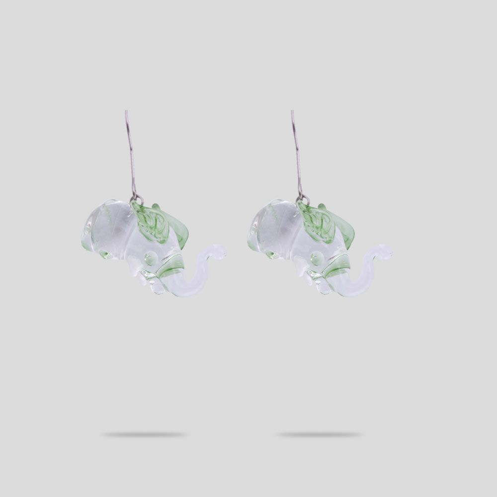 Picture of Bird elephant earrings