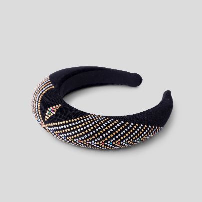 Picture of Black and Silver Gold hairband