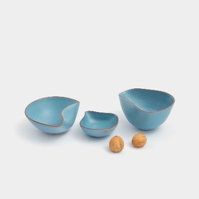 Picture of Sky blue small ceramic bowl  1