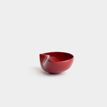 Picture of Maroon medium ceramic bowl 1