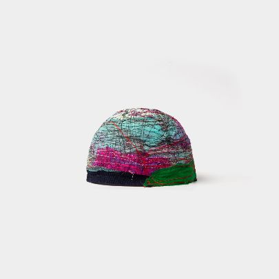 Picture of Dibeh Fabric Collage hat 1