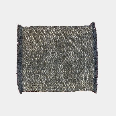 Picture of Gray wool cushion, rug 1