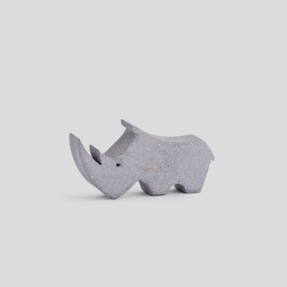 Picture of Grey rhino statue