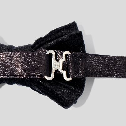 Picture of Noorarash black bow tie 2