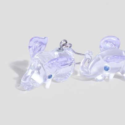 Picture of Bird elephant earrings