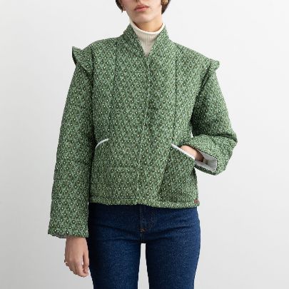 Picture of Modeled women's coat