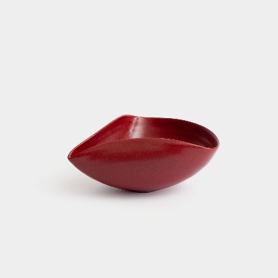 Picture of Maroon big ceramic bowl 2