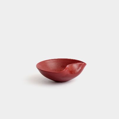 Picture of Maroon medium ceramic bowl 2