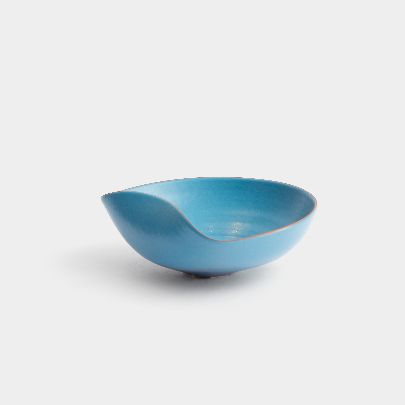 Picture of Sky blue medium ceramic bowl 2