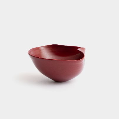 Picture of Maroon big ceramic bowl 3