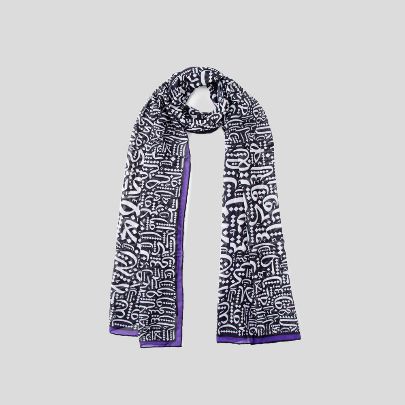 Picture of Purple Number 4 scarf