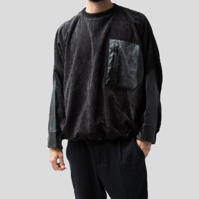 Picture of  Black  velvet sweater