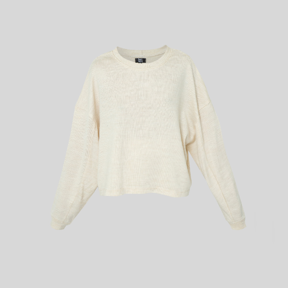 Cream long sleeve sweater