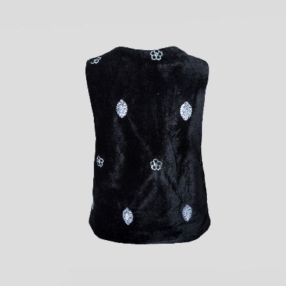 Picture of Embroidered velvet vest