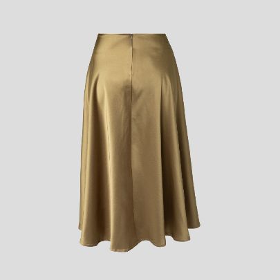 Picture of  Olive satin skirt