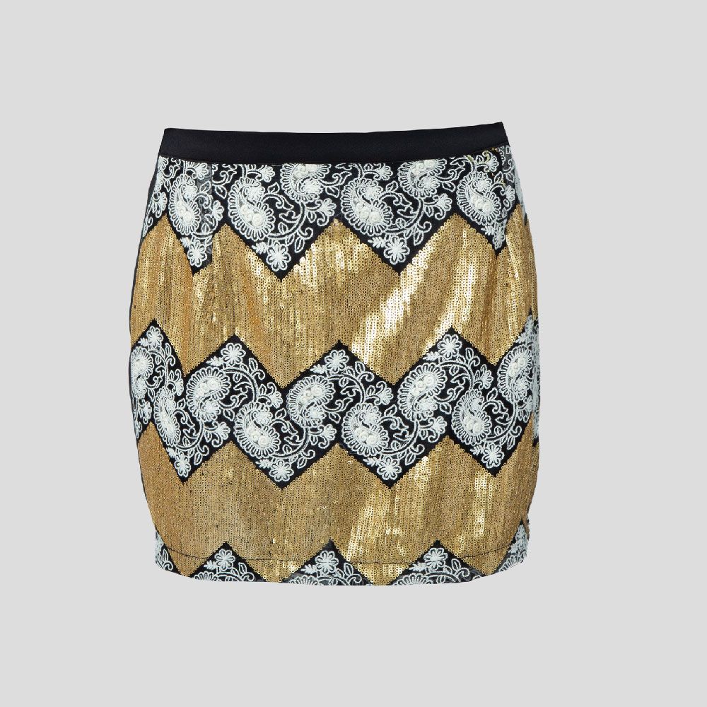 Picture of sequined black skirt