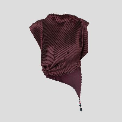 Picture of  Crimson Pleated Top