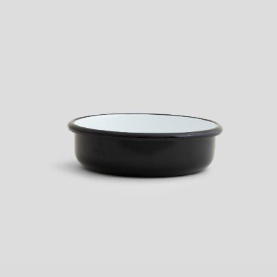 Picture of Black spot enamel bowl