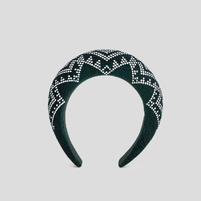 Picture of Green and silver hairband