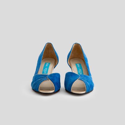 Picture of Blue orkid  high heels