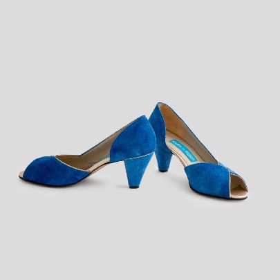 Picture of Blue orkid  high heels