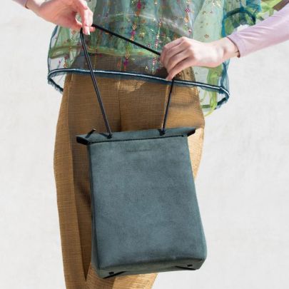 Picture of Green Hand leather bag