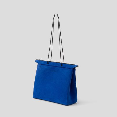 Picture of Dark blue Hand leather bag