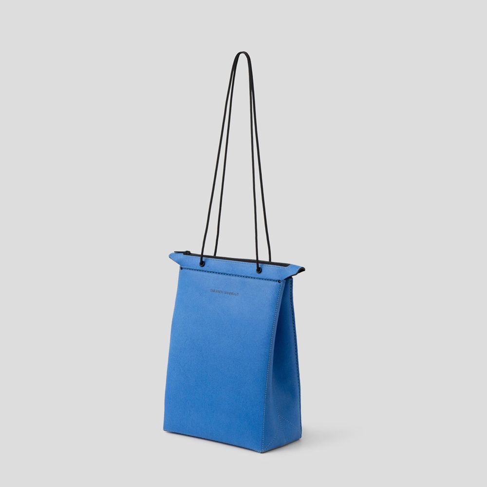 Picture of Blue Hand leather bag