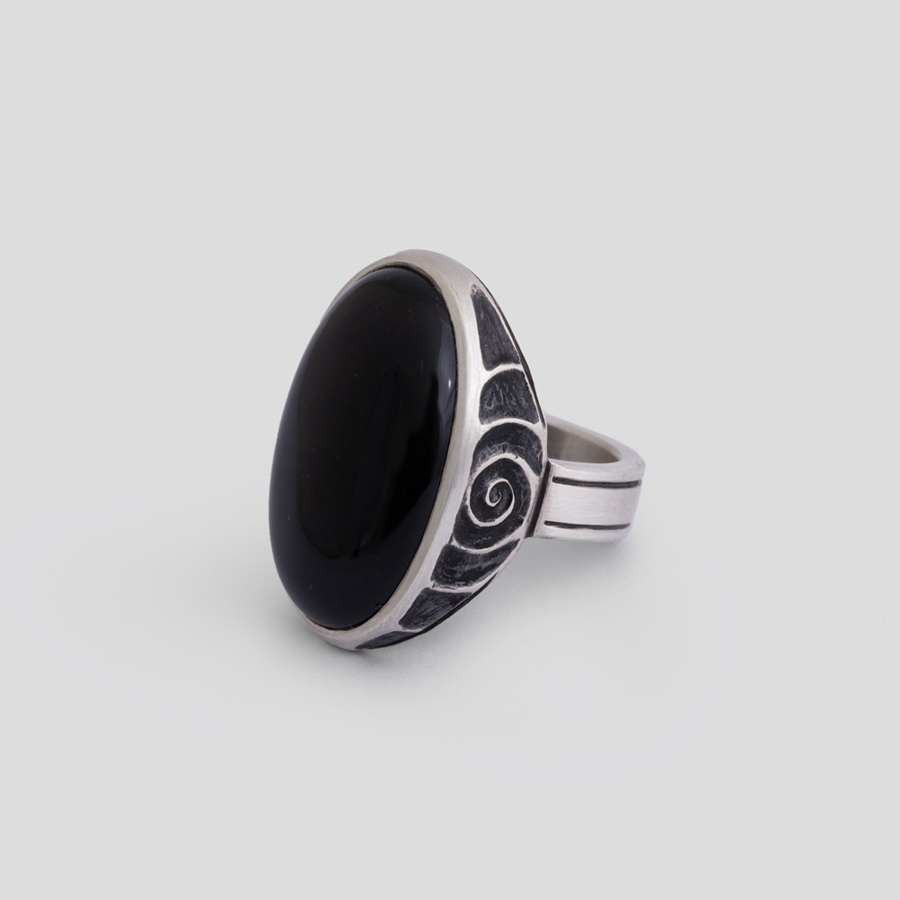 Picture of Rad Black Hole Oval Ring