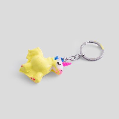 Picture of Yellow Unicorn Key Holder