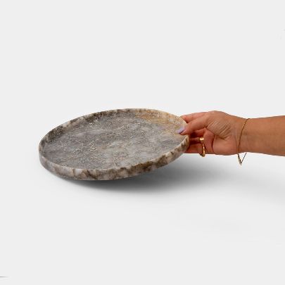 Picture of Smoked alabaster plate