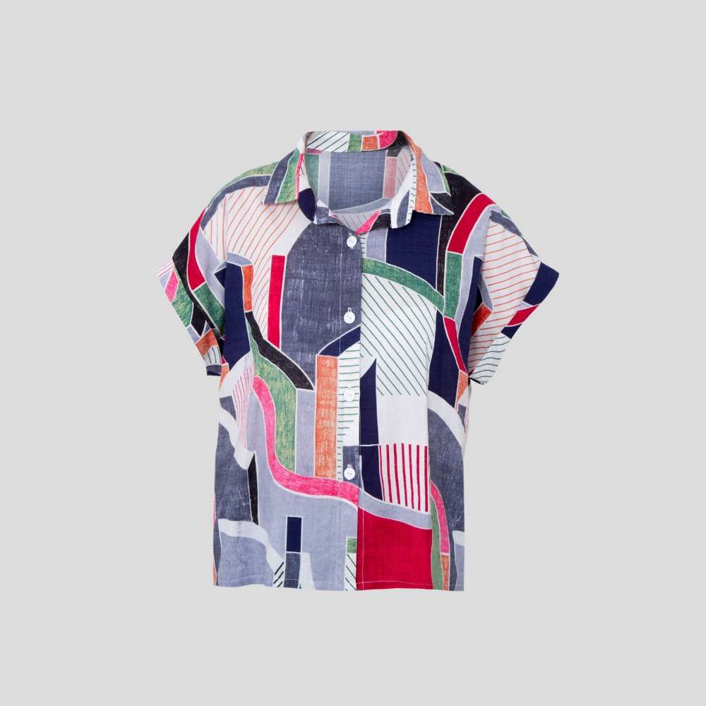 Picture of Colorful short sleeve shirt