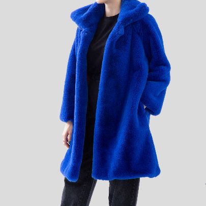 Picture of  Blue fur coat