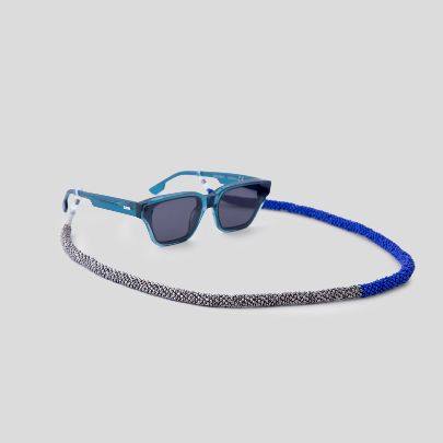 Picture of Blue and Silver sunglasses strap