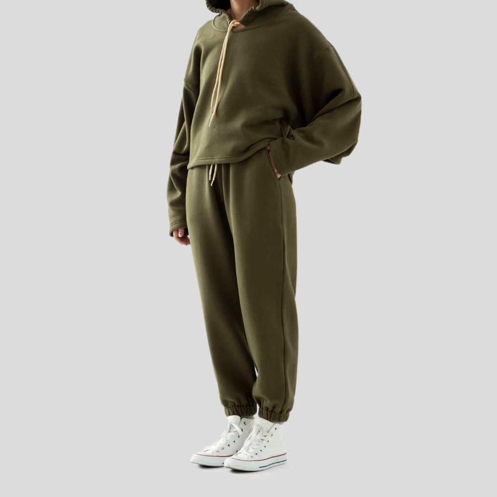 Picture of Green Hoodie and Pants Set