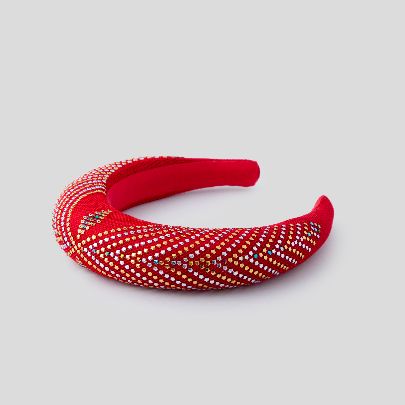 Picture of Red and Silver Gold hairband