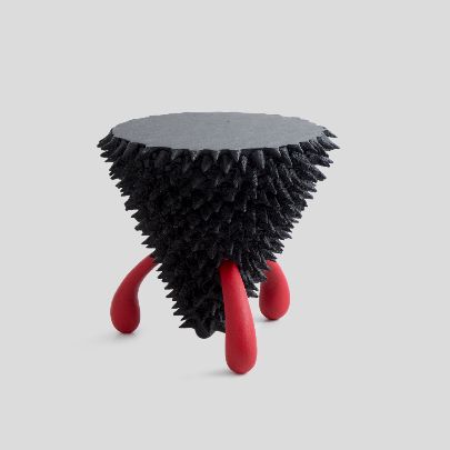 Picture of Black and red table