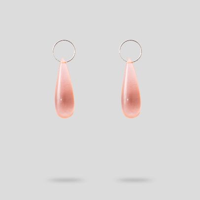 Picture of Peach drop earrings