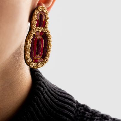 Picture of Embroidered Earrings