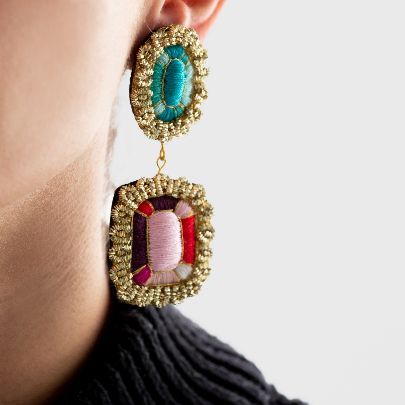 Picture of Embroidered Earrings