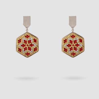 Picture of Red Armos earrings