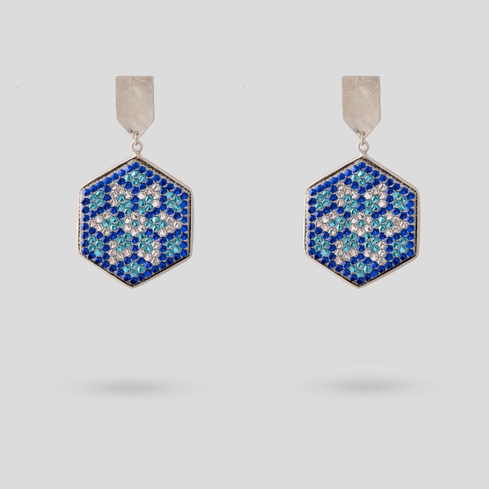 Picture of Blue Armos earrings