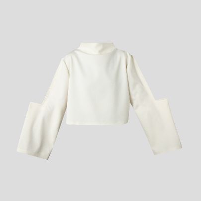 Picture of White El Sleeve Blouse