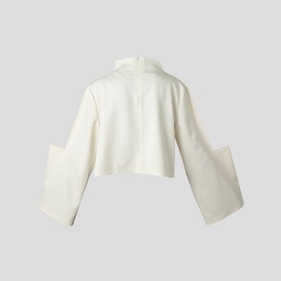 Picture of White El Sleeve Blouse