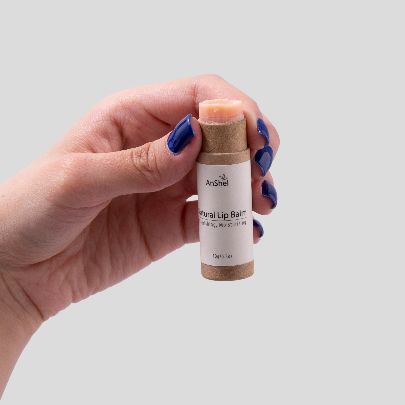 Picture of Peach flavored natural lip balm