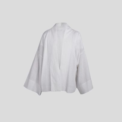 Picture of White midi kimono