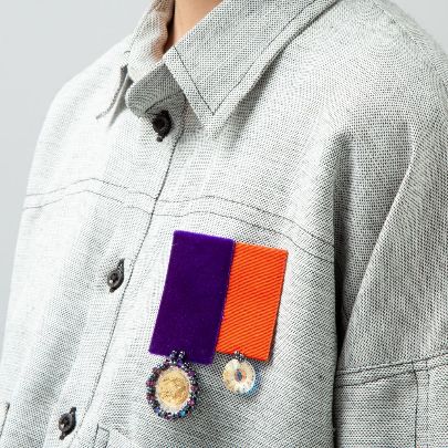 Picture of Orange and Pink  Medal